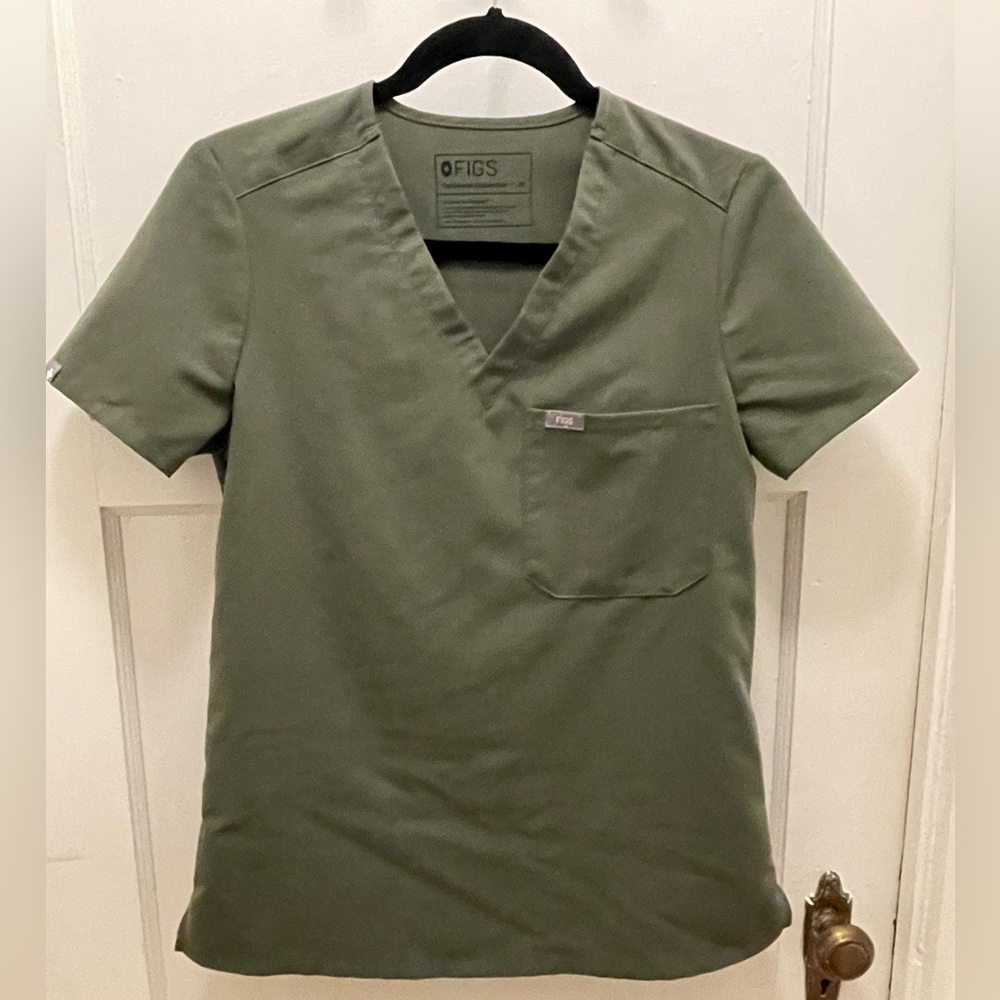 Olive green Figs Top